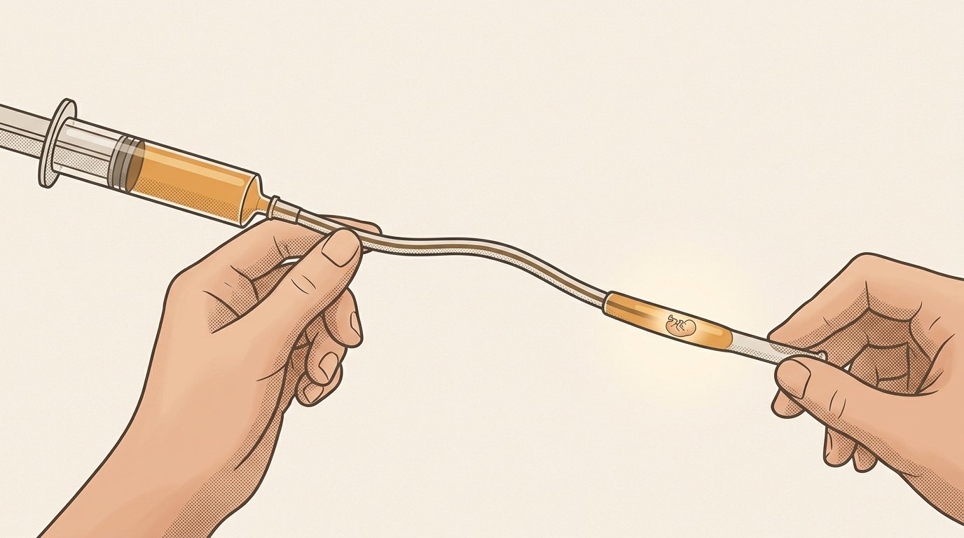 Catheter loaded — instrument ready. — variant B