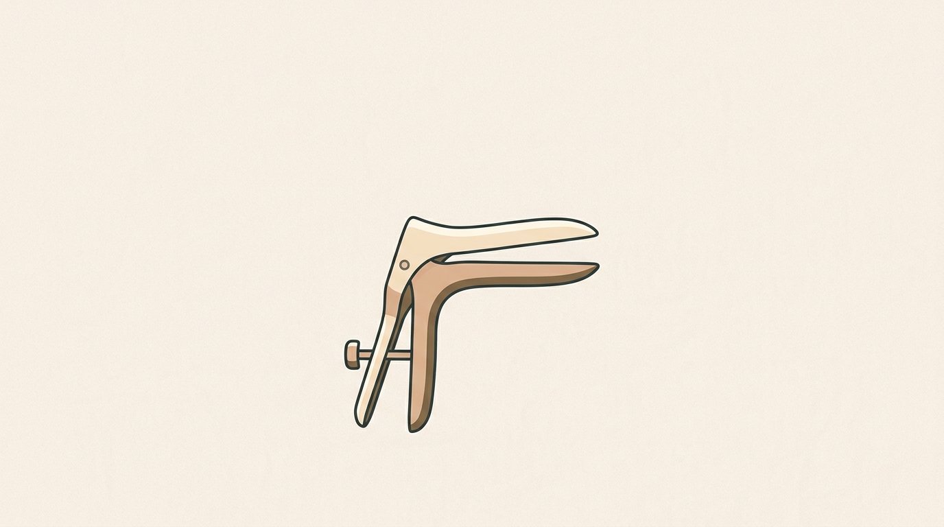 Speculum — discreet acknowledgment. — variant C