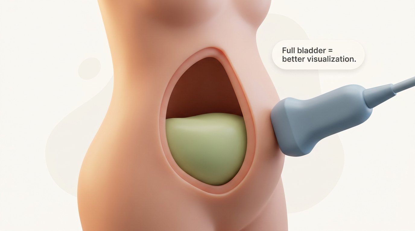 Full bladder preparation. — variant C