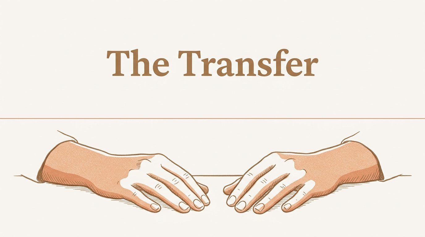 'The Transfer' chapter marker. — variant C