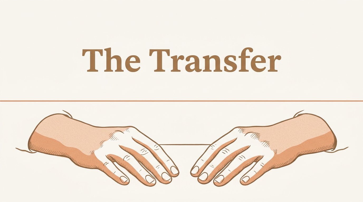 'The Transfer' chapter marker. — variant D