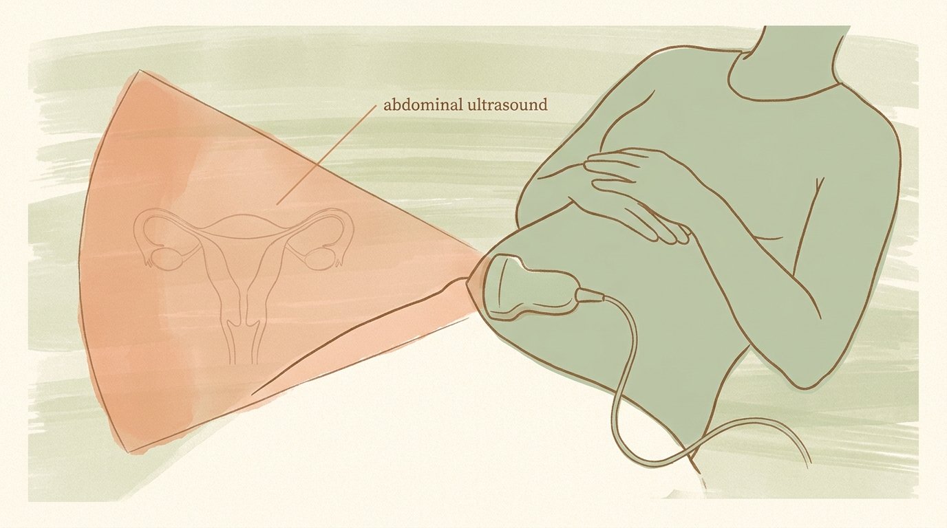 Abdominal ultrasound — patient prep. — variant A